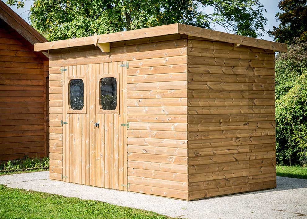 Abri de jardin en bois Douglas -13 m² 